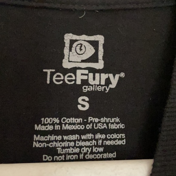 Tee fury gallery tee shirt size small nightmare before Christmas and Freddy - Picture 3 of 3